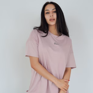 T-shirt for pregnant and nursing women Simple&Basic 24303 Powder