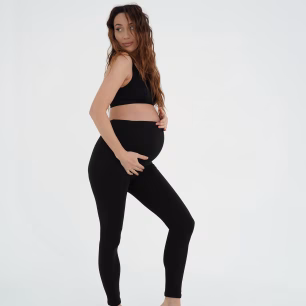 Термолегінси з капюшоном Warm Cosy для вагітних 690 Чорний