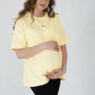Simple&Basic Yellow Maternity and Nursing T-Shirt Bloom 24303 yellow