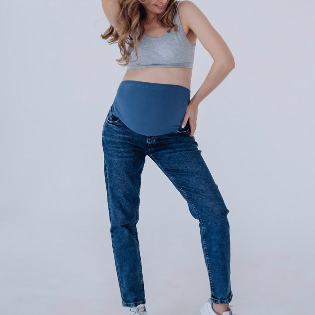 Джинси для вагітних Simple&Basic (42000) Синiй