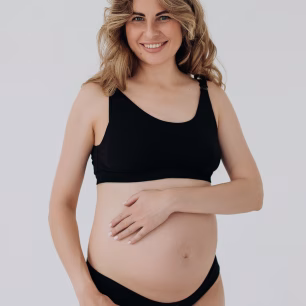Топ для вагітних та годуючих матусь Simple&Basic 822 Чорний