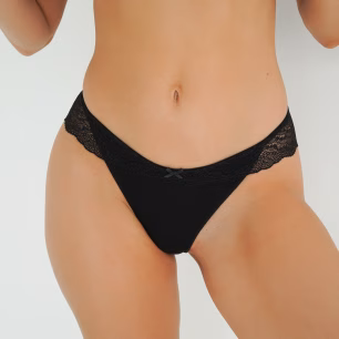 Maternity panties with lace Soft&Lace 552 Black