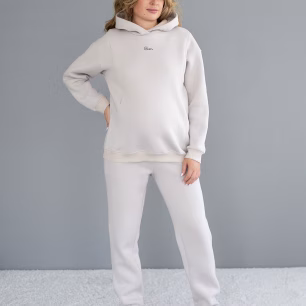 Warm Cosy insulated hoodie for pregnant women 29000 Beige