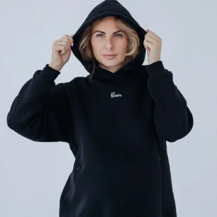 Warm&Cosy insulated hoodie for pregnant women 29000 black