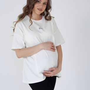 T-shirt for pregnant and nursing women Simple&Basic 24303 Lactic